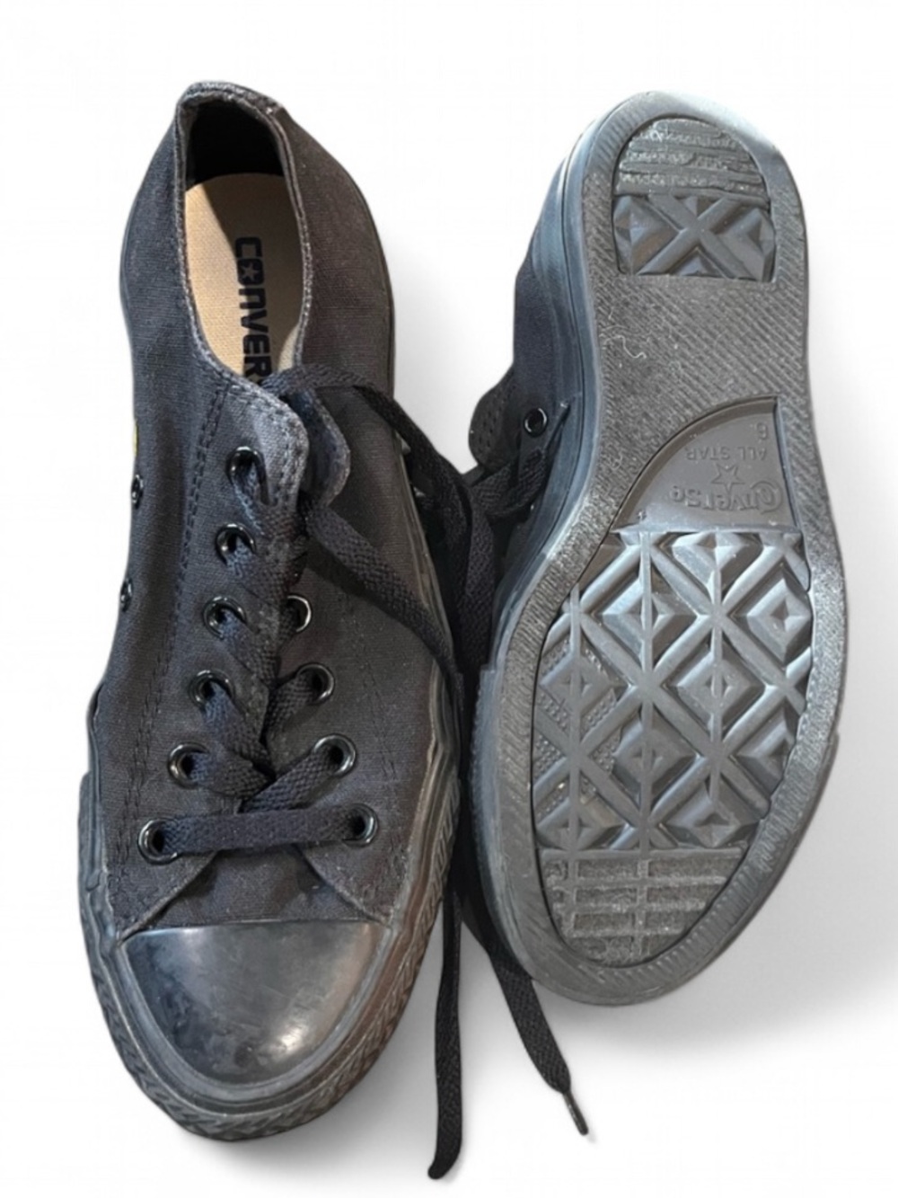 Converse Black Low-Top Canvas Sneakers